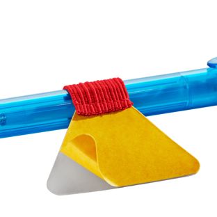 Stiftschlaufe selbstklebend rot