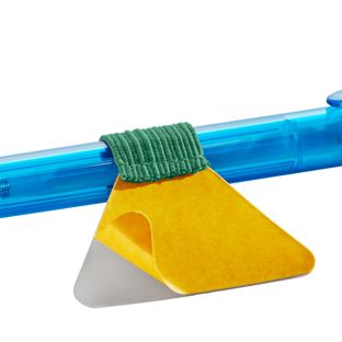 Stiftschlaufe selbstklebend grün