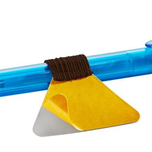 Stiftschlaufe selbstklebend dunkelbraun