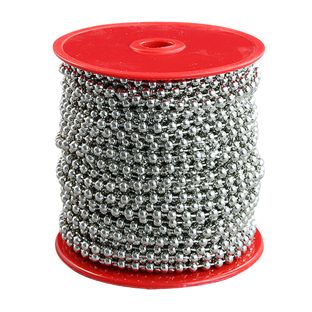 Kugelketten auf Rolle silber | 4 mm | 30 m | Metall