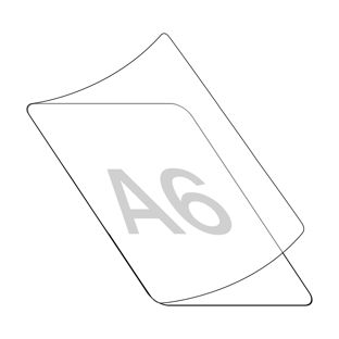 Kaltlaminierfolien, transparent A6