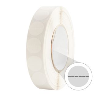 Klebepunkte, einseitig stark haftend, perforiert 25 mm | 4000 Stk