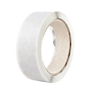 Gewebeklebepunkte, silber 15 mm | 1000 Stk | 2-bahnig 