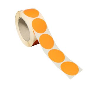Markierungspunkte aus Papier 50 mm | orange