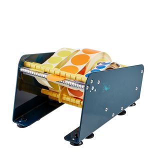 Tisch Etikettenspender, für Rollen bis 162 mm Breite, 2 Trenner 