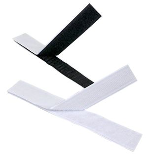 Klettstreifen selbstklebend, Haken und Flausch paarweise 