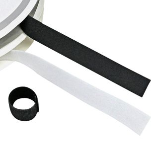 Klettband doppelseitig, Rolle mit 25 m 