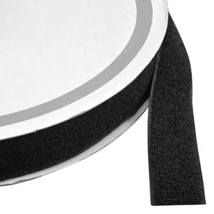 Klettband zum Nähen, Flausch (Rolle mit 25 m) 