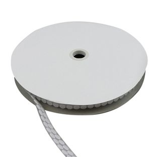 Klettpunkte auf Rolle, 10 mm | weiß | Haken