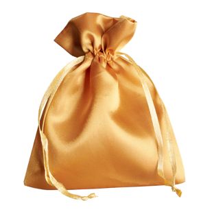 Satinsäckchen 100 x 130 mm  | gold 