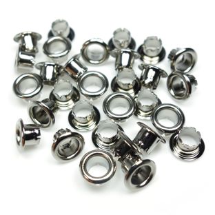 Eisenthaler Ösen EFC-30, farbig für 2-30 Blatt, Pack mit 250 Stück chrom 