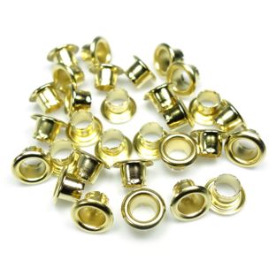 Eisenthaler Ösen EFC-30, farbig für 2-30 Blatt, Pack mit 250 Stück gold 