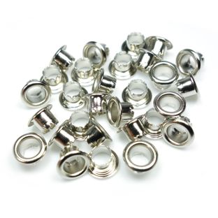 Eisenthaler Ösen EFC-30, farbig für 2-30 Blatt, Pack mit 250 Stück silber 