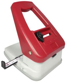 Multifunktionsstanze 3-in-1, Eckenabrunder, Loch- und Schlitzstanze rot 