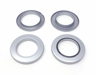 Ösen für Gardinen aus Kunststoff Größe #12 (⌀ 39,5 mm)  | silber 