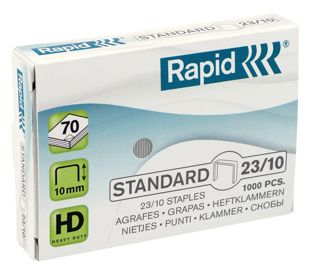 Rapid Heftklammern, STRONG, Pack mit 1.000 Stück 23/10 
