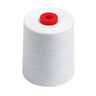 Mischzwirn S 50/2, weiß, Baumwolle / Polyester 10.000 m 