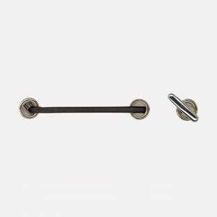 Gummizugschnüre mit 2 Splinten  300 mm | schwarz 