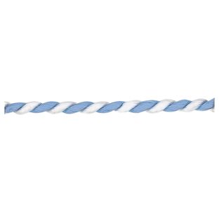 Albenkordel auf Rolle, 2 mm, 3-fach gedreht blau, weiß | 100 m