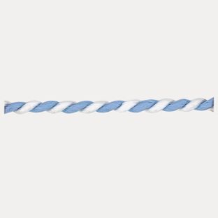 Albenkordel auf Rolle, 2 mm, 3-fach gedreht blau|weiß  | 100 m
