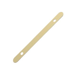 Stahldeckleisten 120 x 12 mm, messingfarben (1.000 Stück) 