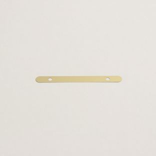 Stahldeckleisten 120 x 12 mm, messingfarben (1.000 Stück) 