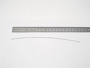 Etikettendraht 0,5 x 200 mm, verzinkt, 1 kg = ca. 3.200 Stück 