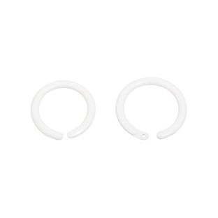 Heftringe 19 mm, Kunststoff weiß 
