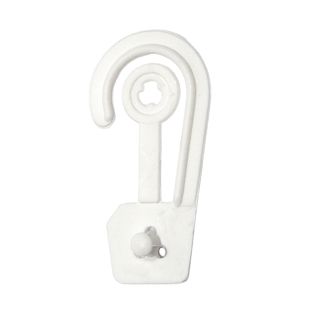 Aufhängehaken, 50 x 26 mm, weiß 