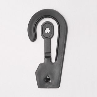 Aufhängehaken, 73 x 40 mm, schwarz 