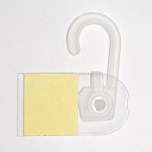 Aufhängehaken selbstklebend, Haken 50 x 26 mm, weiß 
