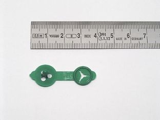 Briefknopf Alpha, 23 x 4mm grün 