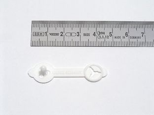 Briefknopf Beta, 30 x 5 mm weiß 