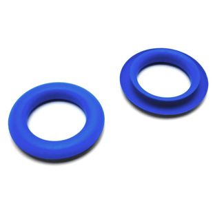 Greiflochringe 23,5 mm, Kunststoff blau