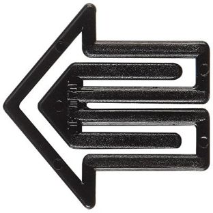 Pfeilclips, Pfeilklip 30 mm, Kunststoff schwarz 
