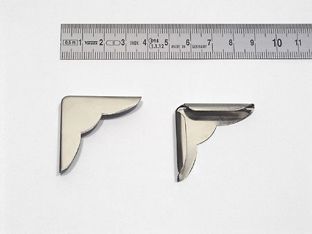 Buchecken Metall A 35 - 35 x 35 mm  | vernickelt 