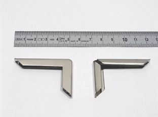 Buchecken Metall Metall | PS 37 x 50 L - 37 x 50 mm