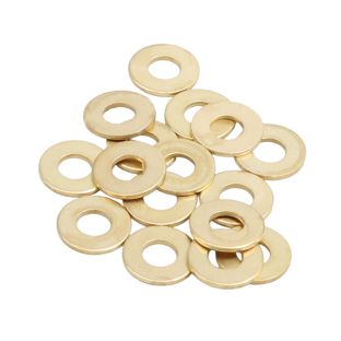 Unterlegscheiben, 5,3 mm innen, 12 mm außen, vermessingt 