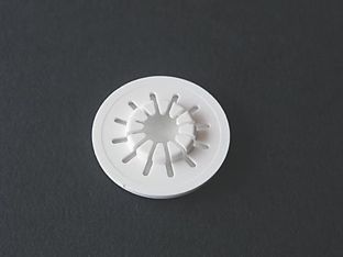 CD-Halter Stern, weiß 