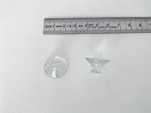 Saugnäpfe mit Knopf 20 mm | 8 mm
