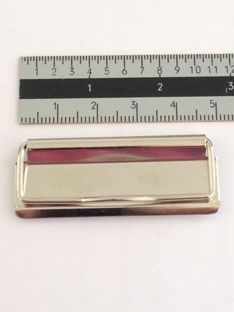 Drahtbügel Klemmmechanik selbstklebend, 50 mm breit, silber 
