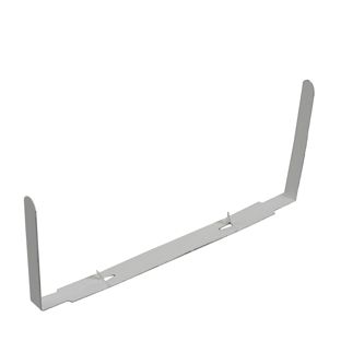 Abheftzungen 148 mm, gebogen in U-Form, mit Spitzen, weiß 