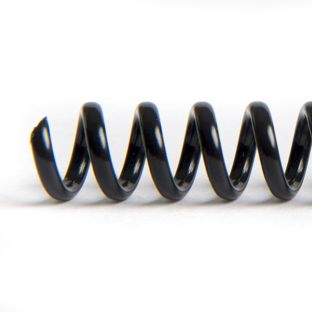 Spiralbinderücken, Plastikspiralen, DIN A5, 4:1 Teilung 16 mm | transparent 
