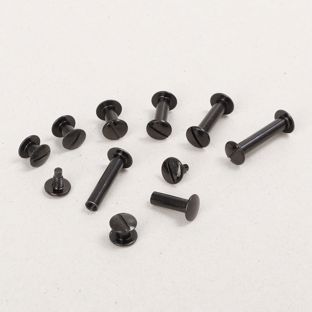 Buchschrauben schwarz verzinkt 3.5 mm