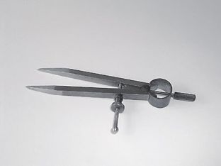 Federspitzzirkel mit Feststellschraube 150 mm