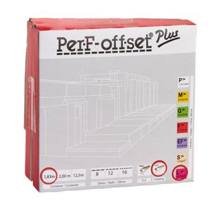 PerF-offset Plus, Rilllinie mit Gegenband für den Offsetdruck, für Papier und Karton, Größe L, je 2 m 