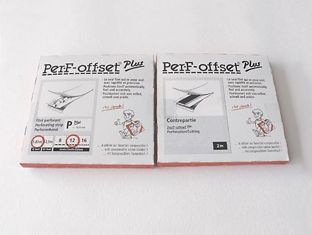 PerF-offset Plus, Perforierband mit Gegenband für den Offsetdruck, je 2 m P - für Papiere bis 110 g/cm²  | 12 Zähne pro Zoll 