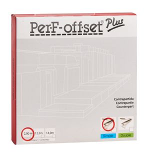 PerF-offset Plus, Gegenband  für Perforierbänder, Schneid- und Rilllinien (Contrepartie), 2 m 