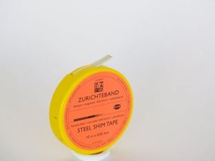 Zurichteband, selbstklebend, 6,5 mm breit, Rolle mit 10 m 0.05 mm