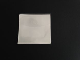 CD-Taschen für Mini-CD mit Klappe und Klebepunkt, selbstklebend, transparent 